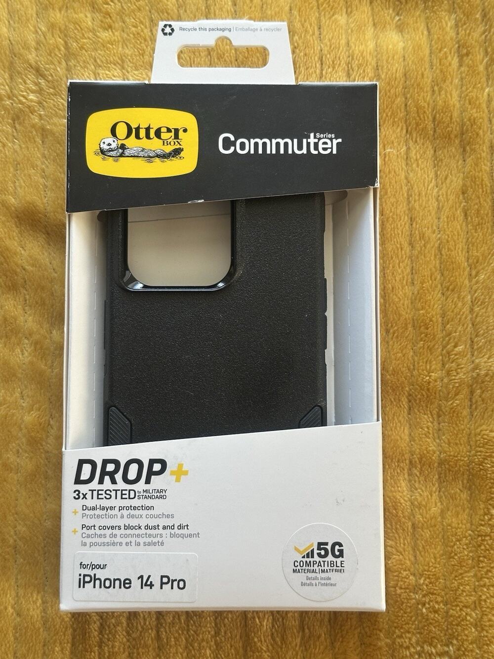 iPhone 14 Pro Commuter Series Case Black Slim Tough Pocket - Sealed NIB